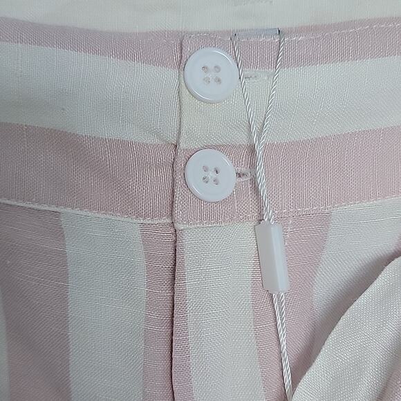 NWT Rails Katy Linen Blend Shorts in Petal Stripe, XL - Picture 4 of 8